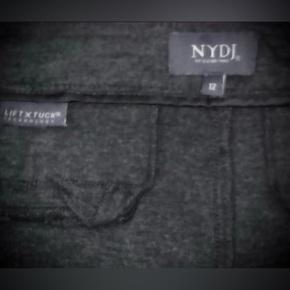 NYDJ Lift & Tuck technology StitchFix Straight leg Trousers in Charcoal - Picture 3 of 8
